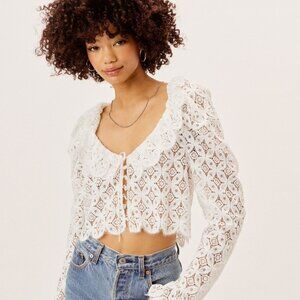 For Love & Lemons Charmaine Crop Top NWT